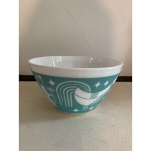 Vintage Charm Inspired By Pyrex 3C Turquoise Butterprint Amish‎ 3 Cup Bowl